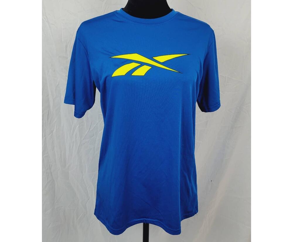 Reebok Play Dry Blue Sports Shirt Women's XL 18-20